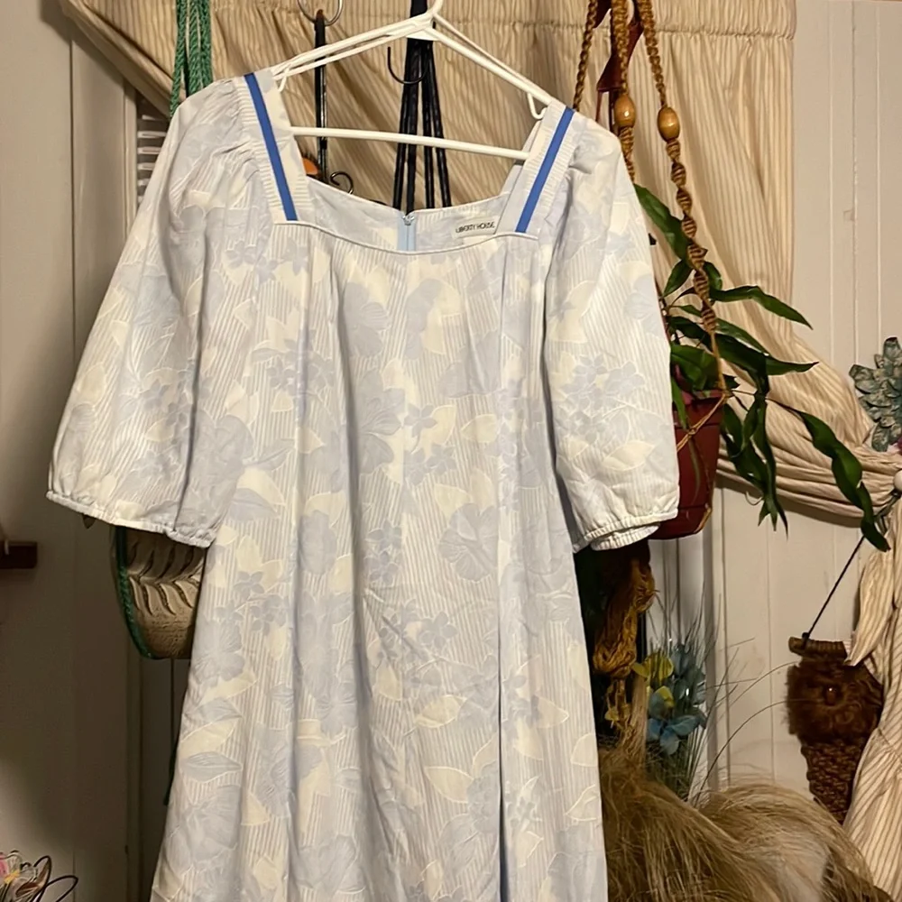 Liberty House Hawaii Vintage maxi dress floral M - Picture 2 of 14